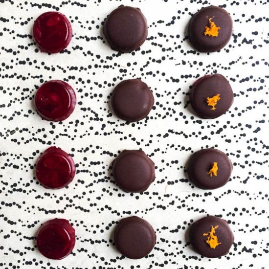 Chocolate Covered Cranberry Gummies