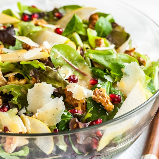 Pomegranate Pear Salad