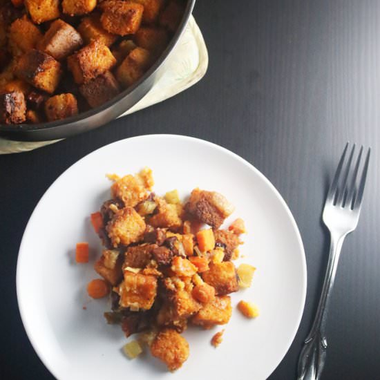 cornbread and chorizo stuffing