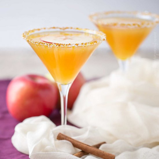 Spiced Caramel Apple Martini