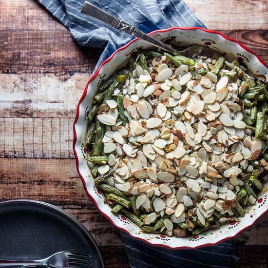 Toasted Almond Green Bean Casserole