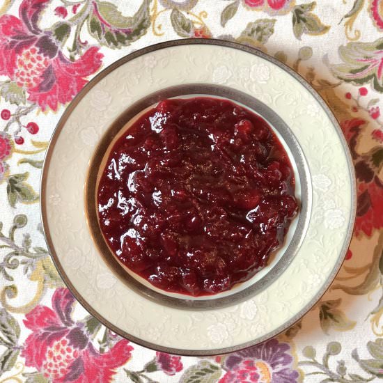 Holiday Cranberry Sauce