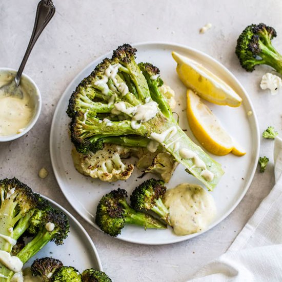 Garlic Broccoli Steaks