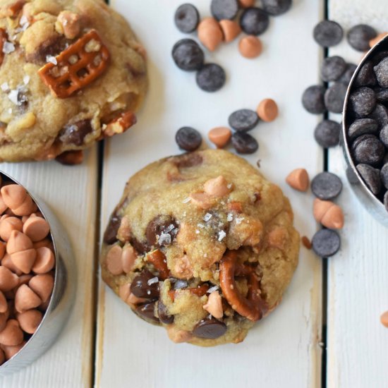 Butterscotch Pretzel Cookies