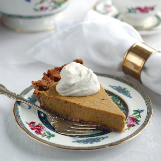 Grain Free, Sugar Free Pumpkin Pie