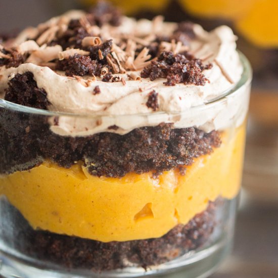 Chocolate Pumpkin Trifle