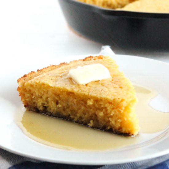 Lightened Up Skillet Cornbread