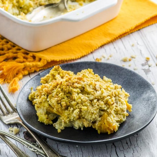 Butternut Squash Cauliflower Gratin