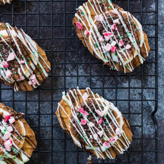 Peppermint S’more Cookies