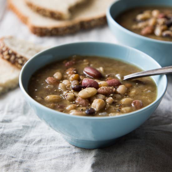 Pressure Cooker Bean Soup