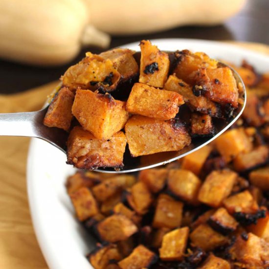 Roasted Butternut Squash {Cinnamon}