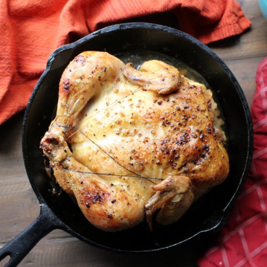 Easy Skillet Roasted Chicken