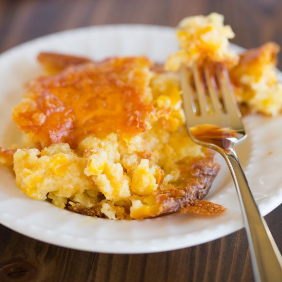 Cheesy Creamed Corn Casserole