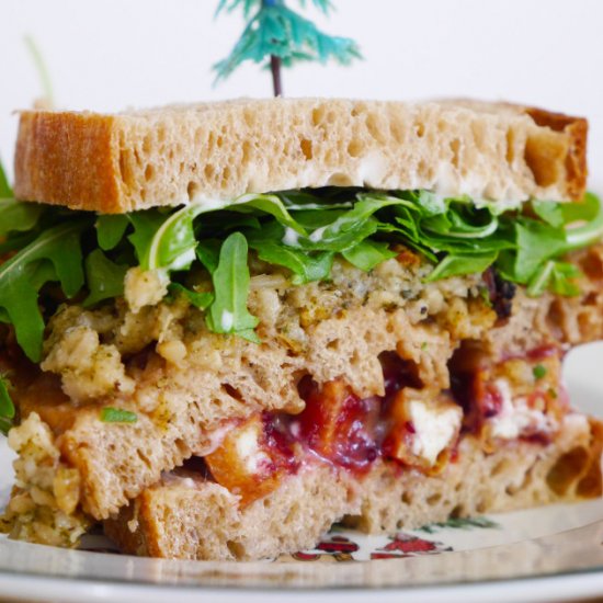 Vegan Christmas Sandwich