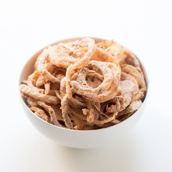 Baked Onion Strings