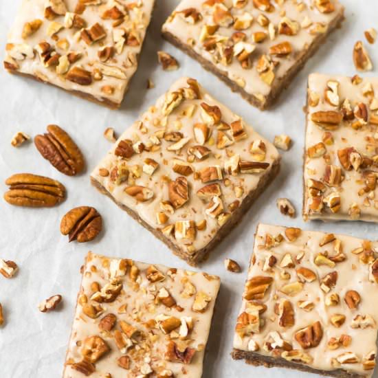 Maple Pecan Blondies