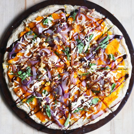 Vegan Butternut Squash Pizza