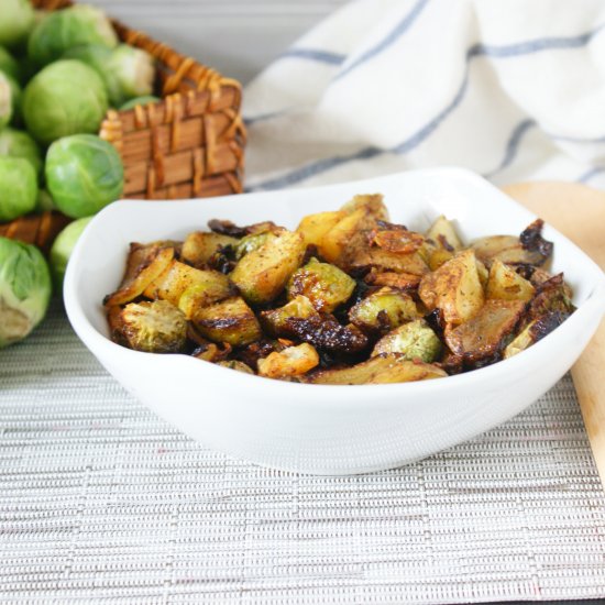 Roasted Brussel Sprouts Curry