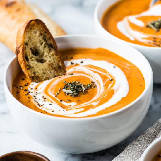 Smoky Chipotle Tomato Bisque