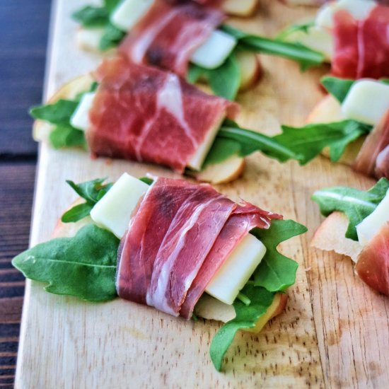 Prosciutto Wrapped Apple Bites