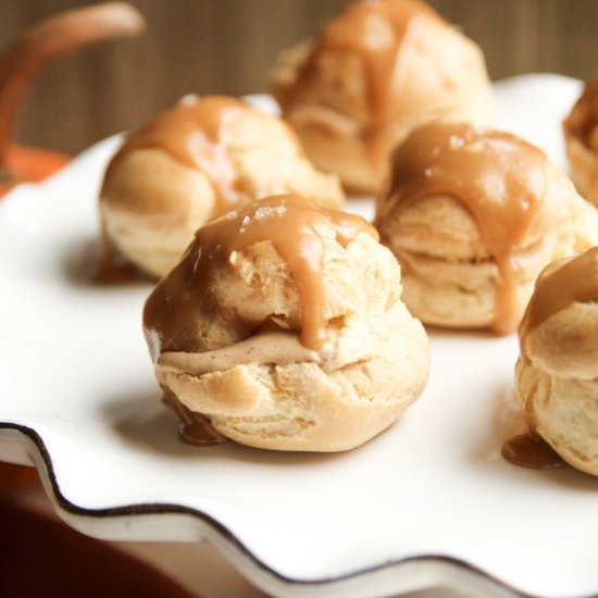 Pumpkin Cream Puffs