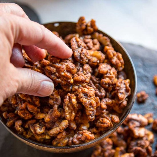 Smoky Spiced Walnuts