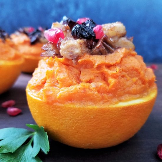 Sweet Potato Stuffed Oranges