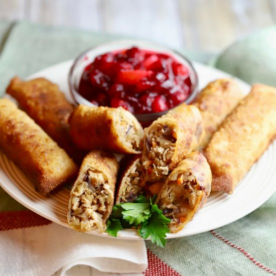 Easy Leftover Turkey Egg Rolls