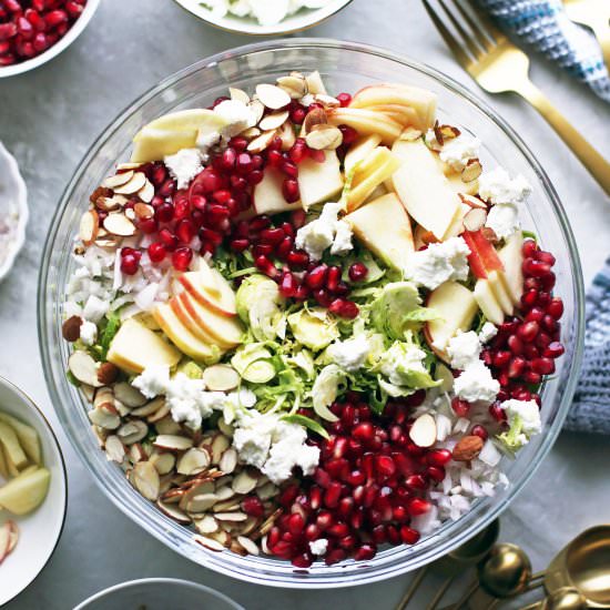 Shaved Brussels Sprouts Salad