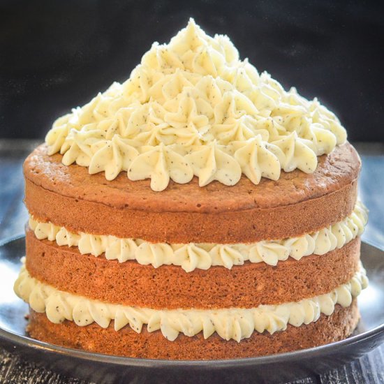 Earl Grey Cake with Lemon Frosting