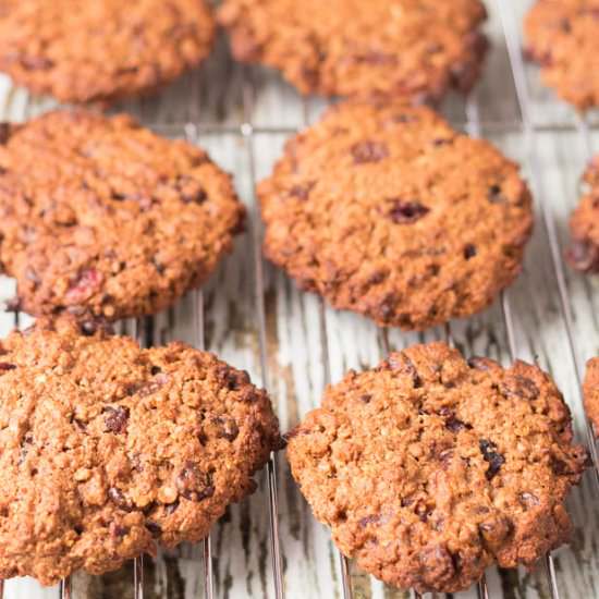 Chocolate Cranberry Cookies