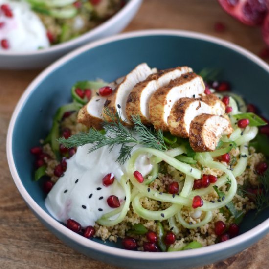 Couscous with Chicken and Cucumber