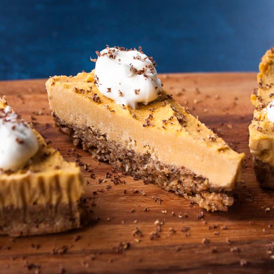 No Bake Pumpkin Pie (Vegan!)