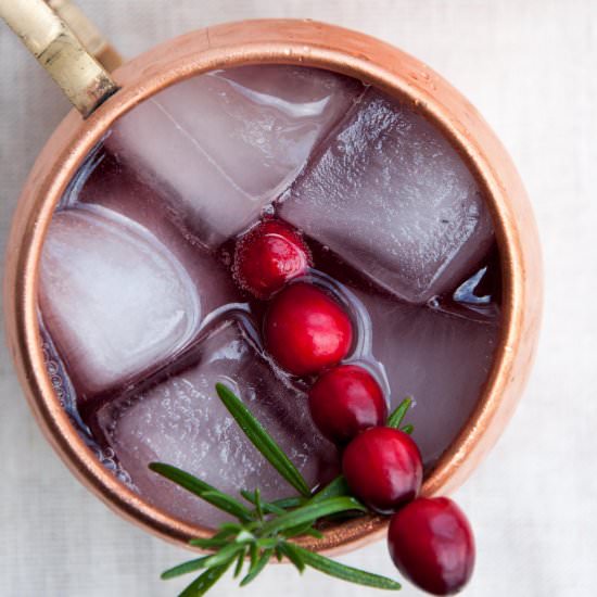 Cranberry Moscow Mule