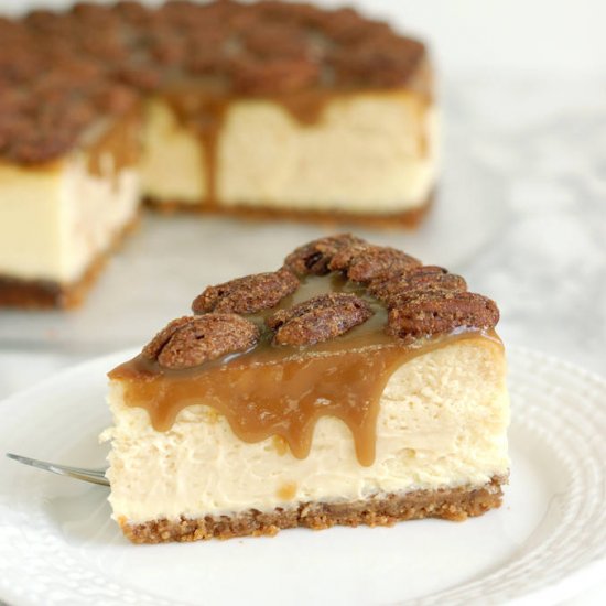 Bourbon Butterscotch Cheesecake