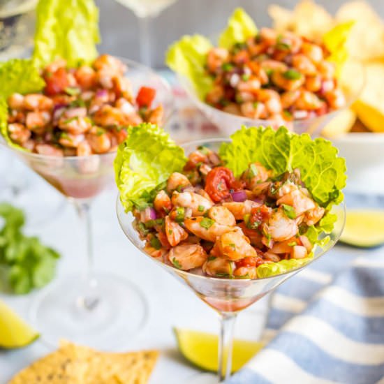 Shrimp Martini Appetizer