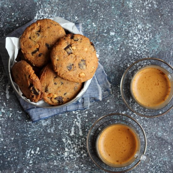 Choco Chunk Peanut Butter Cookies