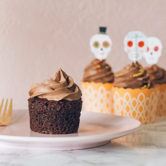 Mexican Hot Chocolate Cupcakes