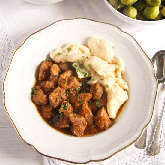 Hungarian Pork and Paprika Stew