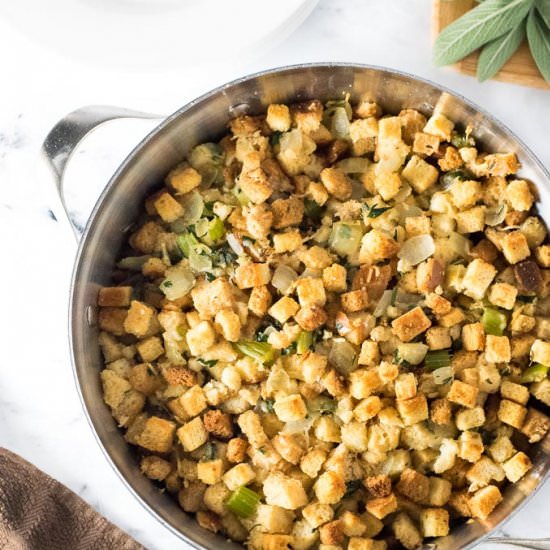 Herb Stuffing from Scratch