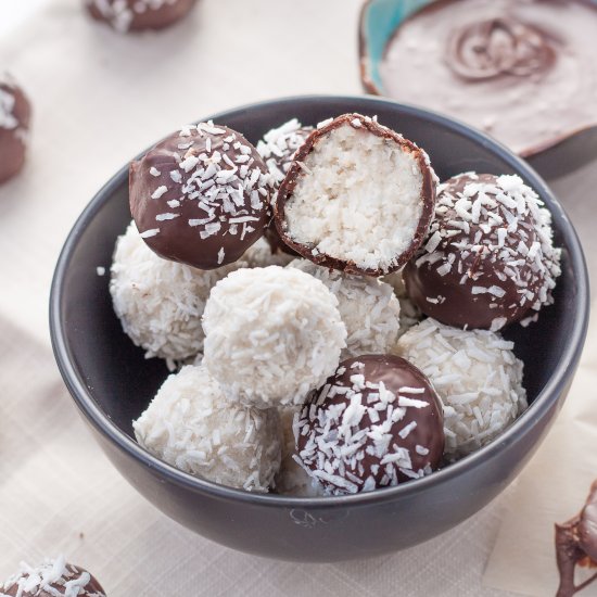 Bounty Coconut Bliss Balls