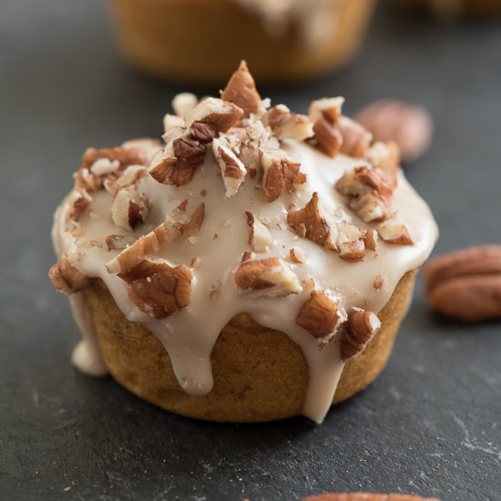 Pumpkin Spice Muffin w/ Maple Glaze