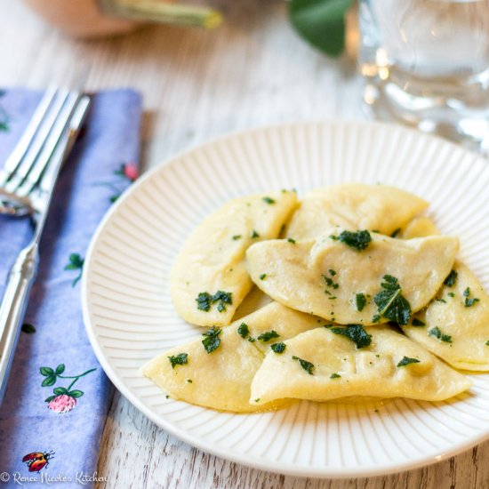 Homemade Butternut Squash Ravioli