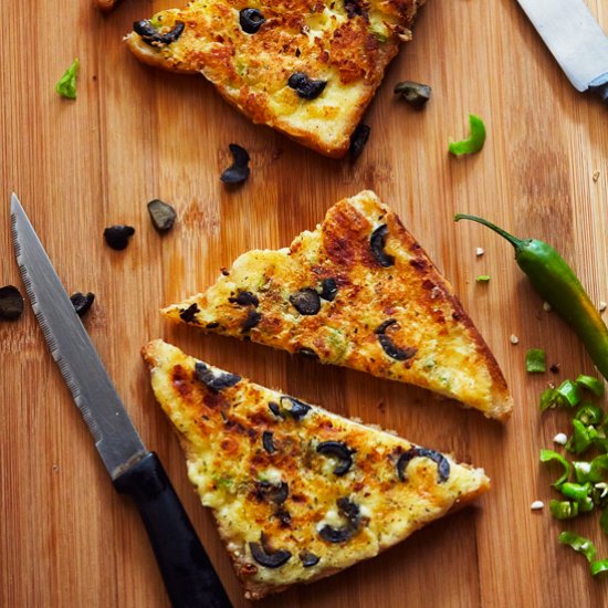 Chilli Cheese Toast with Garlic