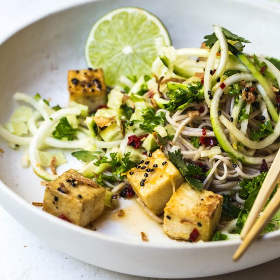 Crispy Tofu Lemongrass Bowl