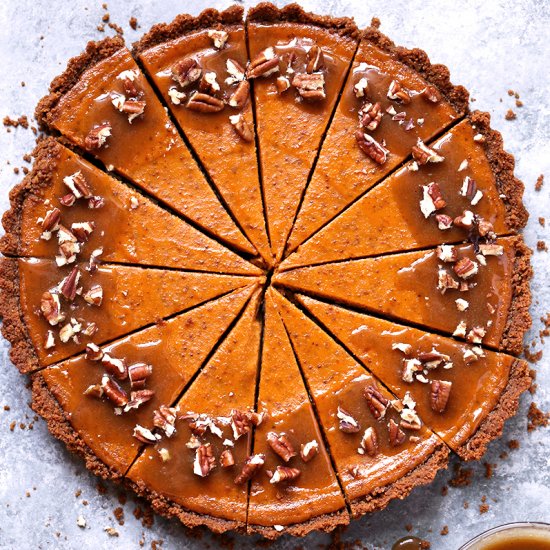 Pumpkin Biscoff Tart