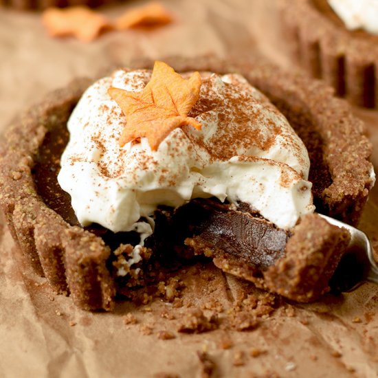 Pumpkin Chocolate Tarts