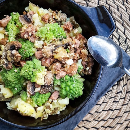 vegan romanesco stew