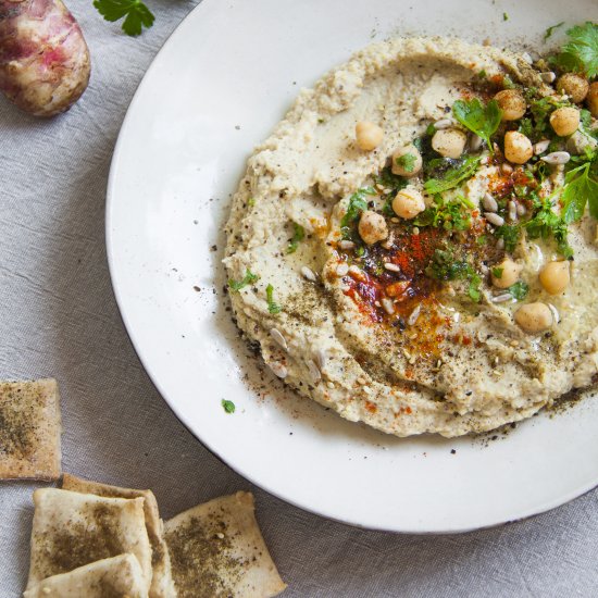 Jerusalem artichoke hummus