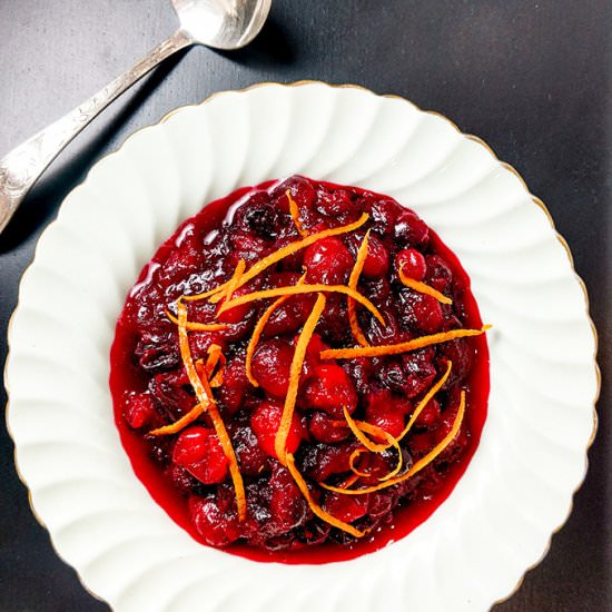 Quick Orange Cranberry Sauce